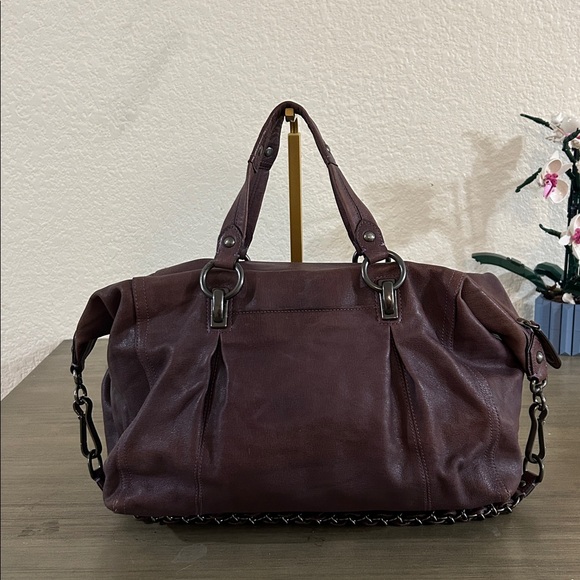 COACH Madison Audrey Purse Creed F0982 - 14329 In Eggplant / Purple - Picture 2 of 10